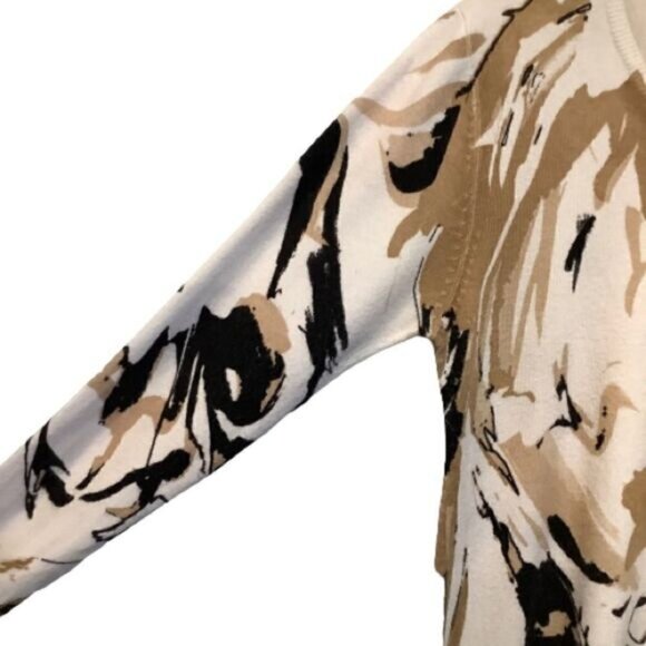 ORANGE FASHION VILLAGE OVERSIZED V NECK LONG SLEEVE SWEATER SIZE S M - Picture 7 of 7